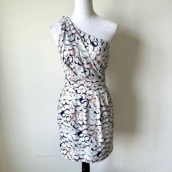 white christmas dresses BCBGeneration Beige Multi Ruffle High Neck Night Out Dress Size S –  BazaarLoves